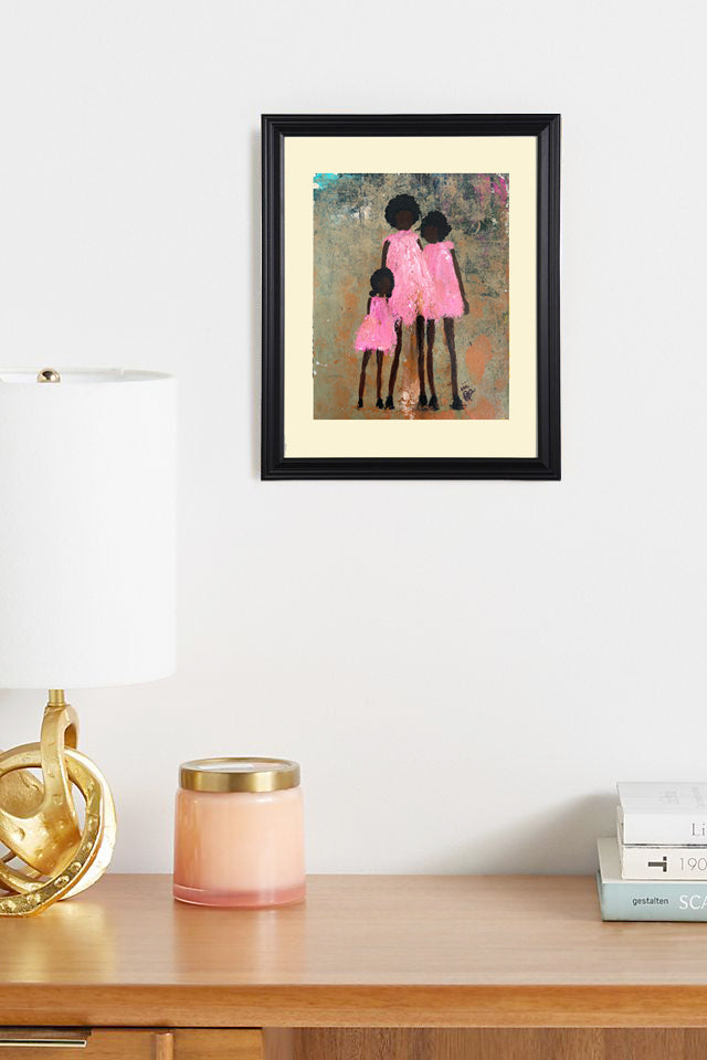 With My Girls - Wall Art Print